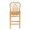 Bali & Pari Monaco Modern Bohemian Natural Rattan and Mahogany Wood Counter Stool 235-13138-ZORO - alternate 8